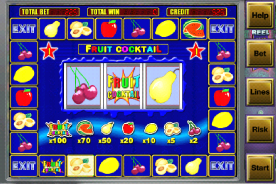 Fruit cocktail slots iphone